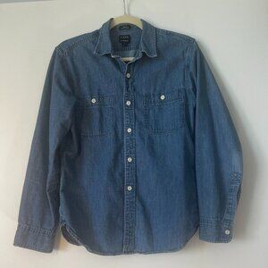 J. Crew Chambray Slim Untucked Shirt - Size S